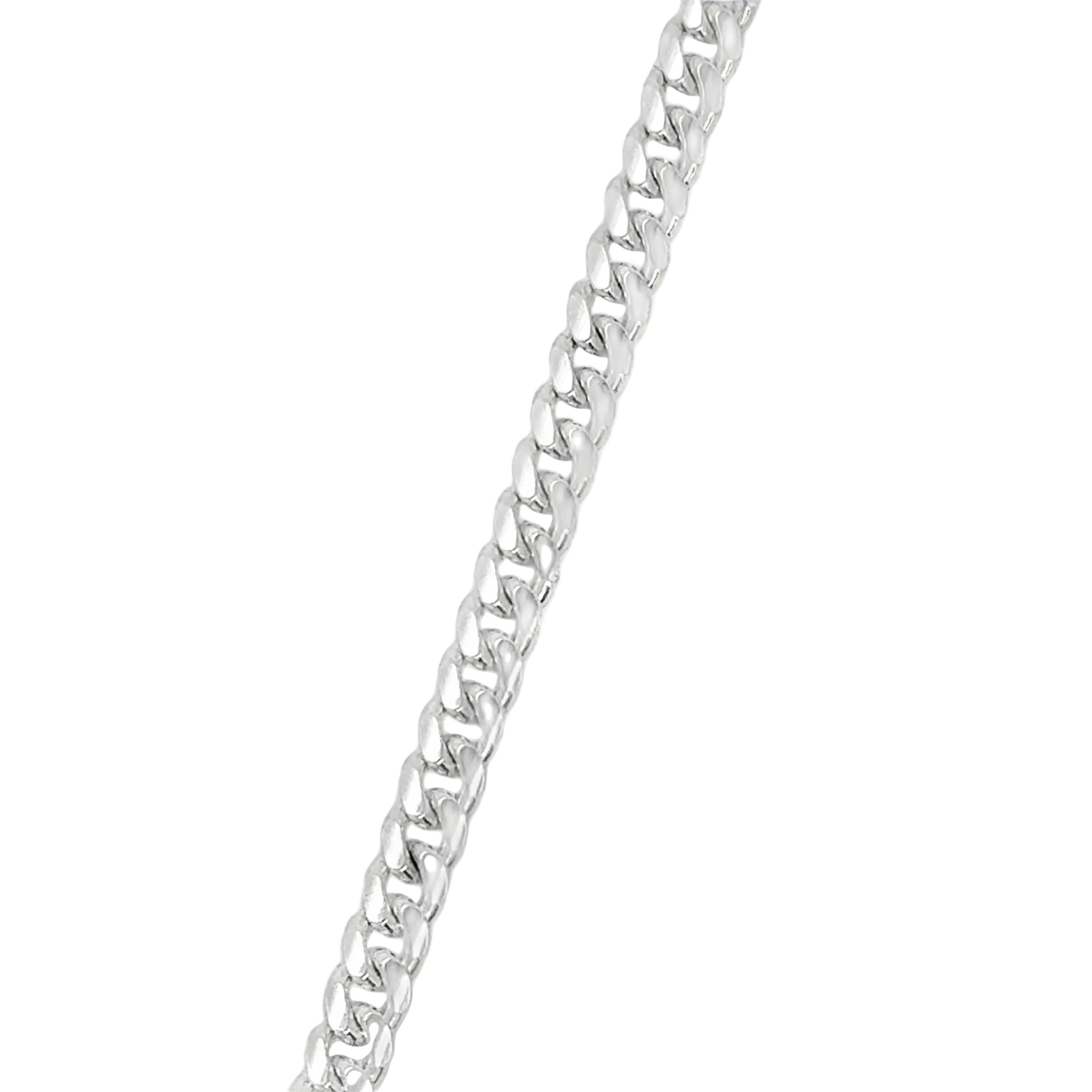 Sterling Silver Micro Cuban Bracelet