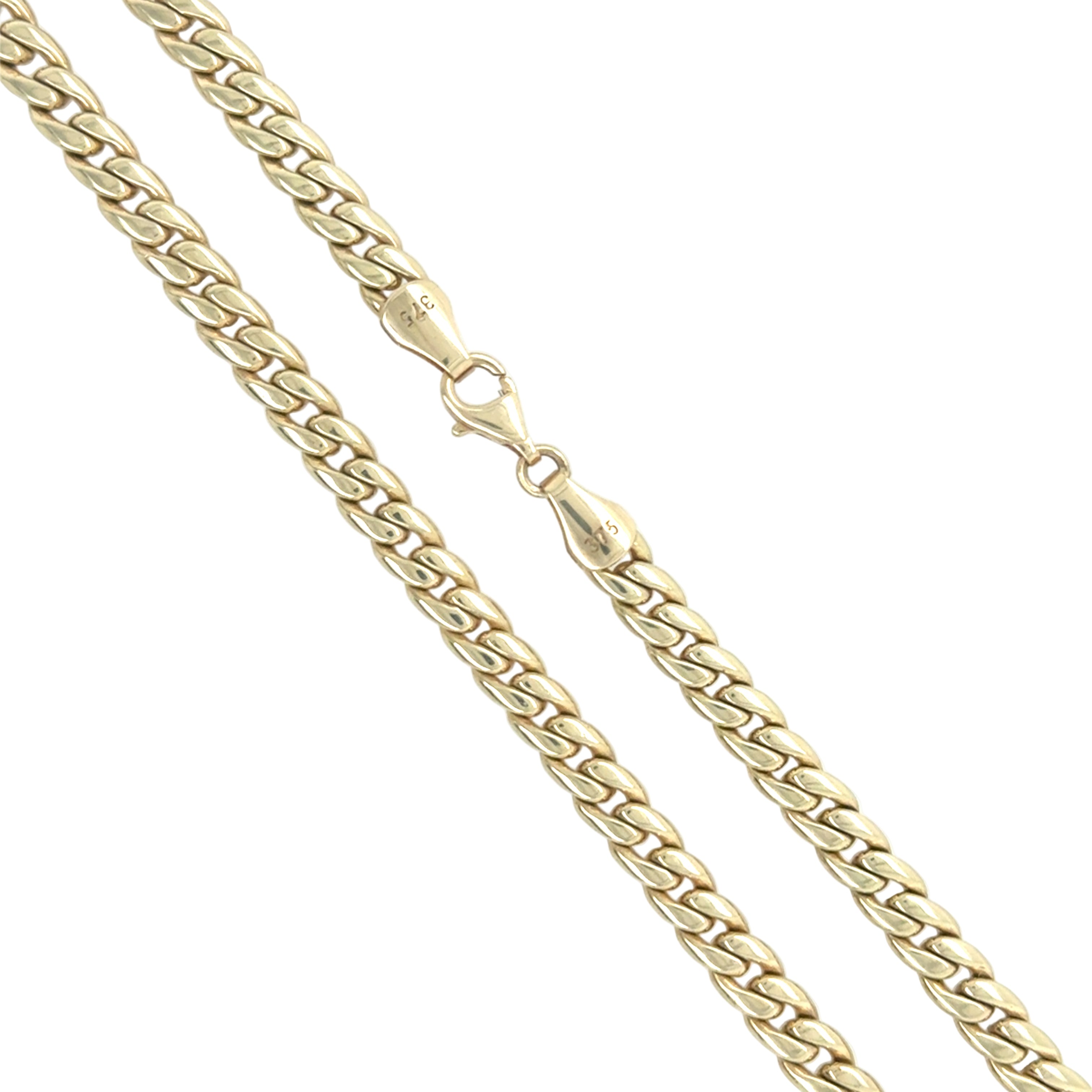 Handmade bombay curb chain 4.8mm / 25"