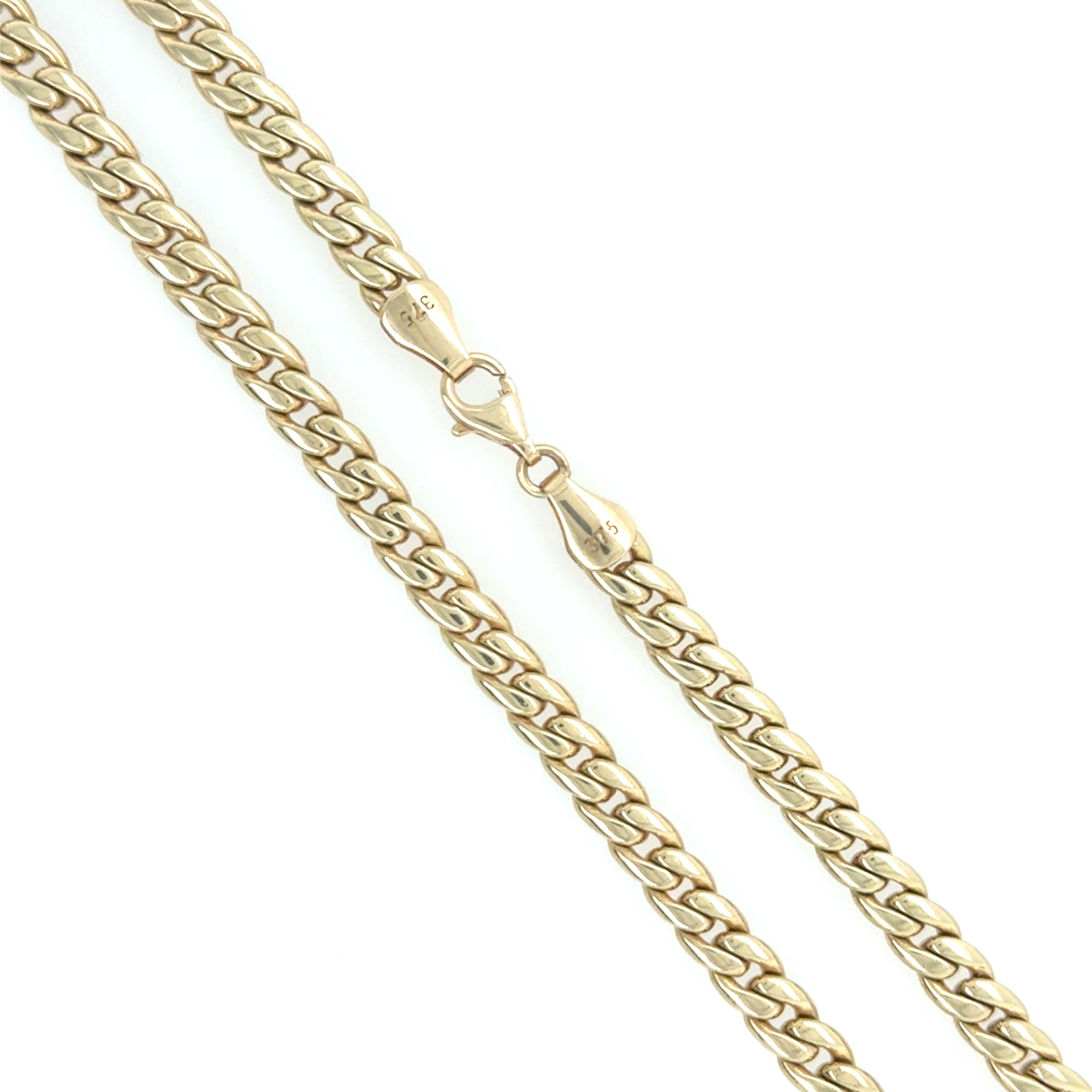 Handmade bombay curb chain 5.6mm / 23"