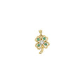 Clover Pendant - Diamond/Emerald