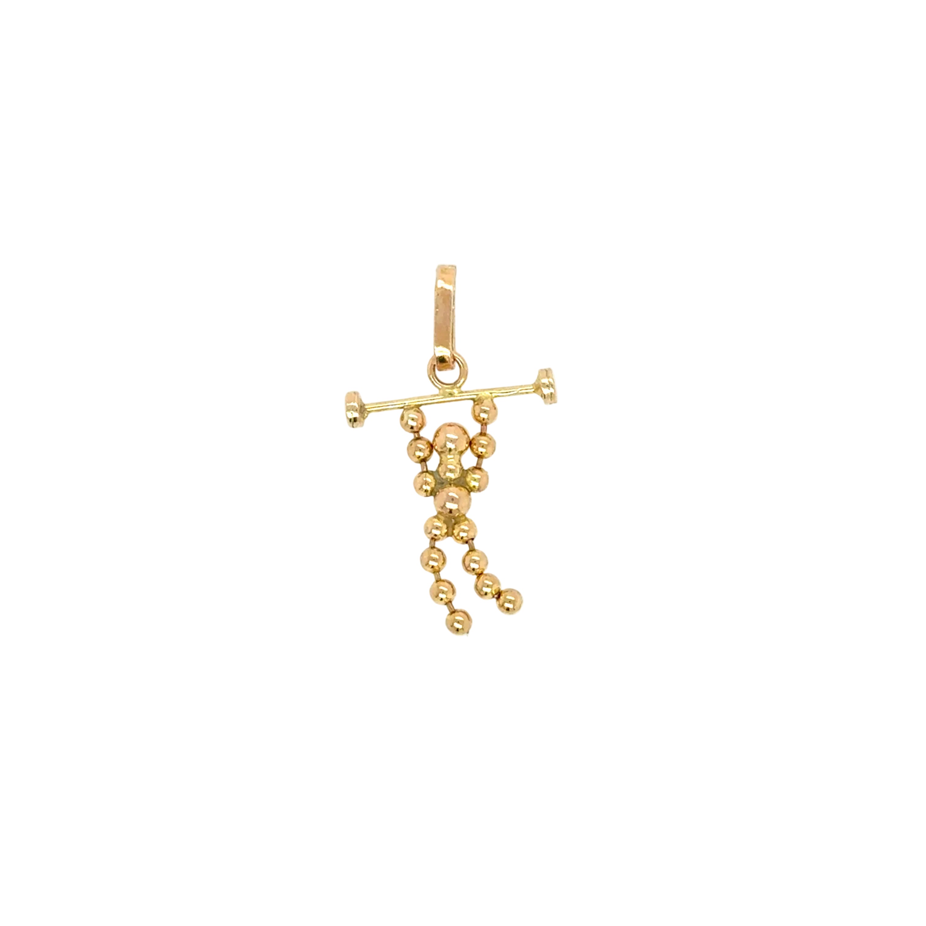 Bead Man with Barbell